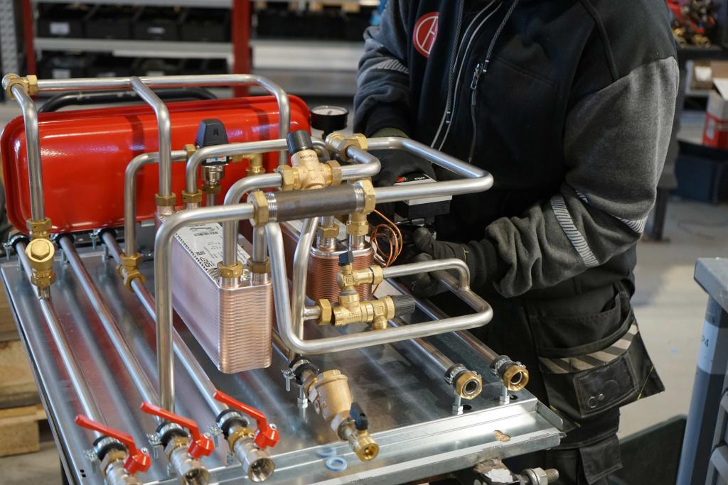 HögforsGST UNIS kaukolämpö valmistus manufacturing