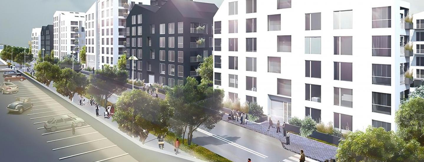 Ny teknik värmer 6-våningars trähus