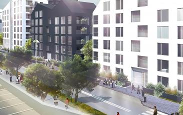 Ny teknik värmer 6-våningars trähus